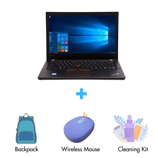 (Refurbished) Lenovo ThinkPad T470 14" Laptop Intel 6th Gen Core i5 8GB RAM 256GB SSD Win 10 Pro - SWIFT PERIPHERALSThinkPad T470