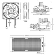 [Repacked] ARCTIC Liquid Freezer II 240 A - RGB 240mm AIO CPU Liquid Cooler with PWM Pump and Fans - SWIFT PERIPHERALSACFRE00093A-RF