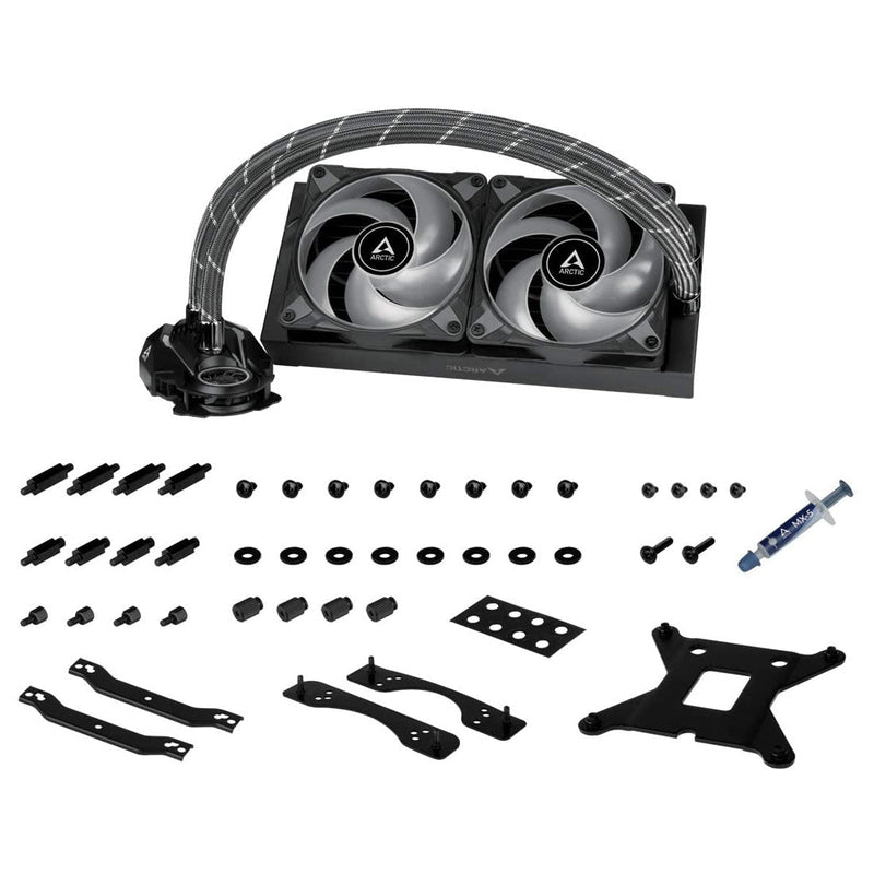[Repacked] ARCTIC Liquid Freezer II 240 A - RGB 240mm AIO CPU Liquid Cooler with PWM Pump and Fans - SWIFT PERIPHERALSACFRE00093A-RF