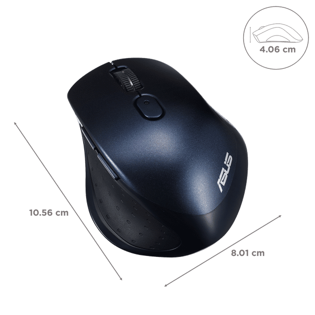 [RePacked] ASUS MW203 Multi - Device Wireless Silent Optical Mouse with Adjustable DPI upto 2400 - SWIFT PERIPHERALS90XB06C0-BMU050