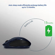 [RePacked] ASUS MW203 Multi - Device Wireless Silent Optical Mouse with Adjustable DPI upto 2400 - SWIFT PERIPHERALS90XB06C0-BMU050
