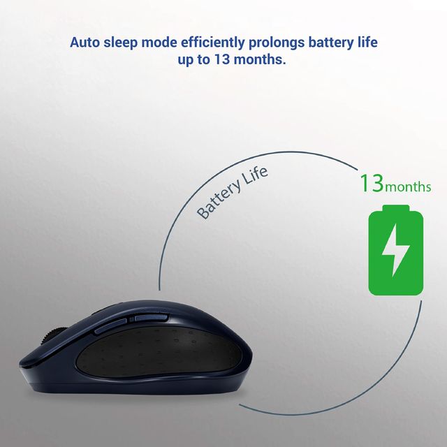 [RePacked] ASUS MW203 Multi - Device Wireless Silent Optical Mouse with Adjustable DPI upto 2400 - SWIFT PERIPHERALS90XB06C0-BMU050