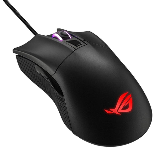 [RePacked] ASUS ROG Gladius II Core RGB Wired Optical Gaming Mouse with 6200 DPI - SWIFT PERIPHERALS90MP01D0-B0UA00-RF