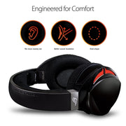 [RePacked] ASUS ROG Strix Fusion 300 LED Gaming Headset with 50mm Drivers and Virtual 7.1 Surround Sound - SWIFT PERIPHERALSROGSTRIX-F300-BLK-RF