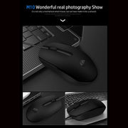 [RePacked] HP M10 Wired USB Optical Ergonomic Mouse with 3 Buttons and 1000DPI - SWIFT PERIPHERALS7YA10PA-RF
