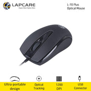 [RePacked] Lapcare L - 70 Plus Wired Optical Mouse - SWIFT PERIPHERALSLOMOLP6366-RF
