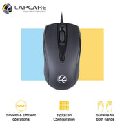 [RePacked] Lapcare L - 70 Plus Wired Optical Mouse - SWIFT PERIPHERALSLOMOLP6366-RF