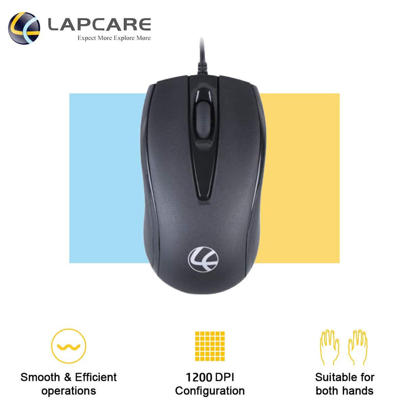 [RePacked] Lapcare L - 70 Plus Wired Optical Mouse - SWIFT PERIPHERALSLOMOLP6366-RF