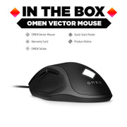 [RePacked] OMEN Vector RGB Gaming Wired Mouse with 6 Button Omron Switches & Radar 3 Sensor - SWIFT PERIPHERALS8BC53AA-RF
