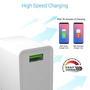 [RePacked] Portronics Adapto One Wall Adapter with 18W 3A Mach USB Charging - SWIFT PERIPHERALSPOR-1104-RF
