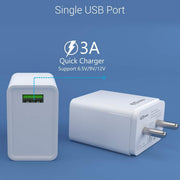 [RePacked] Portronics Adapto One Wall Adapter with 18W 3A Mach USB Charging - SWIFT PERIPHERALSPOR-1104-RF
