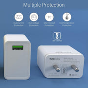 [RePacked] Portronics Adapto One Wall Adapter with 18W 3A Mach USB Charging - SWIFT PERIPHERALSPOR-1104-RF