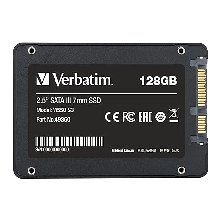 [RePacked] Verbatim 128GB Vi550 SATA III 2.5” SSD Internal Solid - State Drive - SWIFT PERIPHERALSVI550-RF