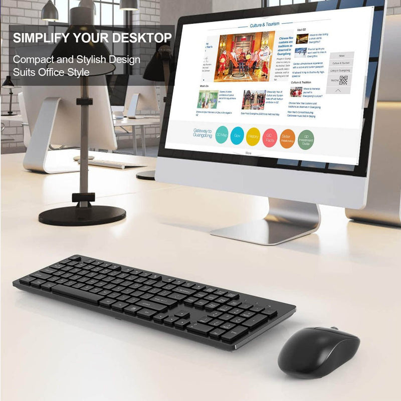 [RePacked]Dell KM636 Wireless Keyboard and Optical Mouse Combo - SWIFT PERIPHERALSKM636-BLK-RF