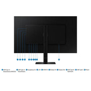 Samsung 32" 2K QHD ViewFinity S6 IPS Monitor USB Type - C LS32D604UAWXXL - SWIFT PERIPHERALSLS32D604UAWXXL
