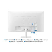 Samsung 32" 4K UHD Smart Monitor M7 with Vision AI Type C Smart TV Apps Built In Speakers - SWIFT PERIPHERALSLS32FM701UWXXL