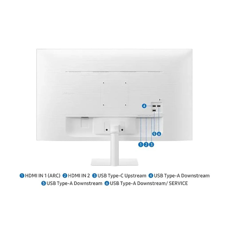 Samsung 32" 4K UHD Smart Monitor M7 with Vision AI Type C Smart TV Apps Built In Speakers - SWIFT PERIPHERALSLS32FM701UWXXL