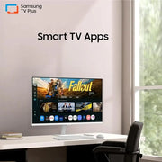 Samsung 32" 4K UHD Smart Monitor M7 with Vision AI Type C Smart TV Apps Built In Speakers - SWIFT PERIPHERALSLS32FM701UWXXL