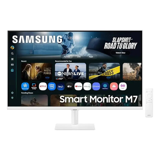 Samsung 32" 4K UHD Smart Monitor M7 with Vision AI Type C Smart TV Apps Built In Speakers - SWIFT PERIPHERALSLS32FM701UWXXL