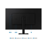 Samsung 32" 60 Hz 4K UHD IPS Monitor HDR10 Easy Setup Stand TUV Eye Care LS32D700EBWXXL - SWIFT PERIPHERALSLS32D700EBWXXL