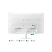Samsung 32" 60 Hz M5 FHD Smart Monitor with Smart TV experience Built‑in Speakers LS32DM501EW - SWIFT PERIPHERALSLS32DM501EWXXL
