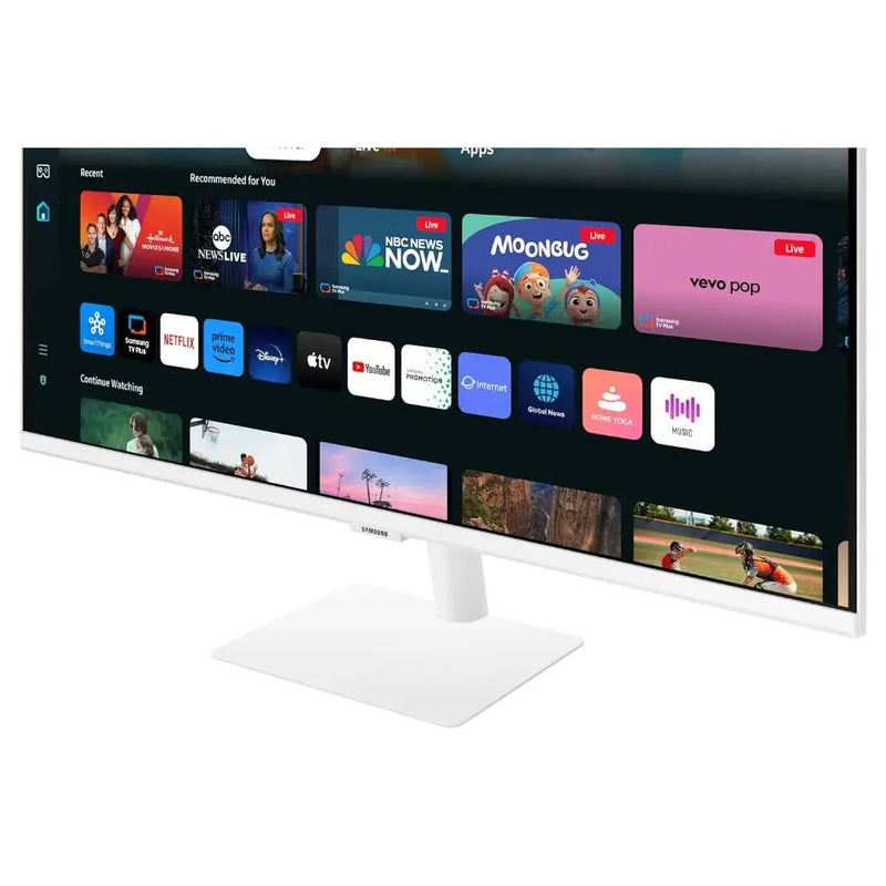 Samsung 32" 60 Hz M5 FHD Smart Monitor with Smart TV experience Built‑in Speakers LS32DM501EW - SWIFT PERIPHERALSLS32DM501EWXXL