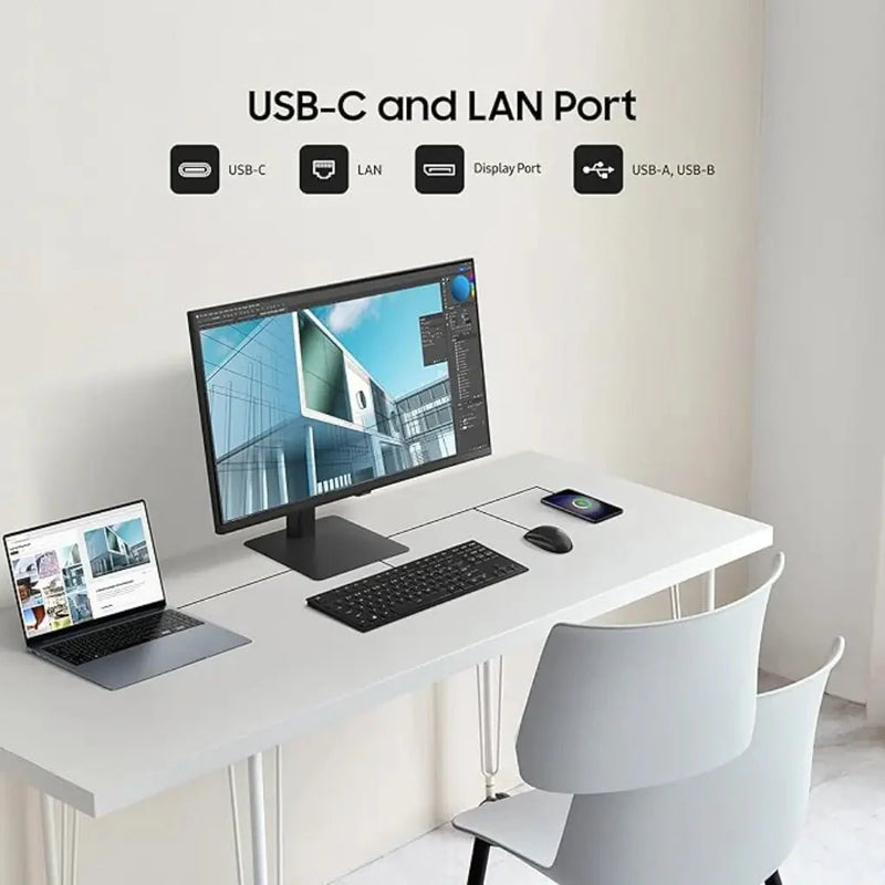 Samsung 37" 4K UHD ViewFinity S8 Monitor with USB - C Port - SWIFT PERIPHERALSLS37D800UAWXXL