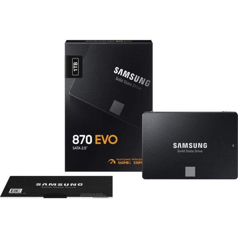 SAMSUNG 870 EVO 1TB SSD MZ - 77E1T0BW - SWIFT PERIPHERALS102367
