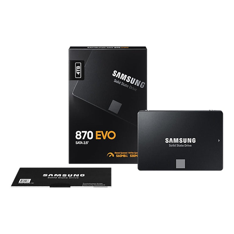 Samsung 870 EVO 4TB 2.5 - inch SATA III Internal SSD - SWIFT PERIPHERALSMZ-77E4T0BW