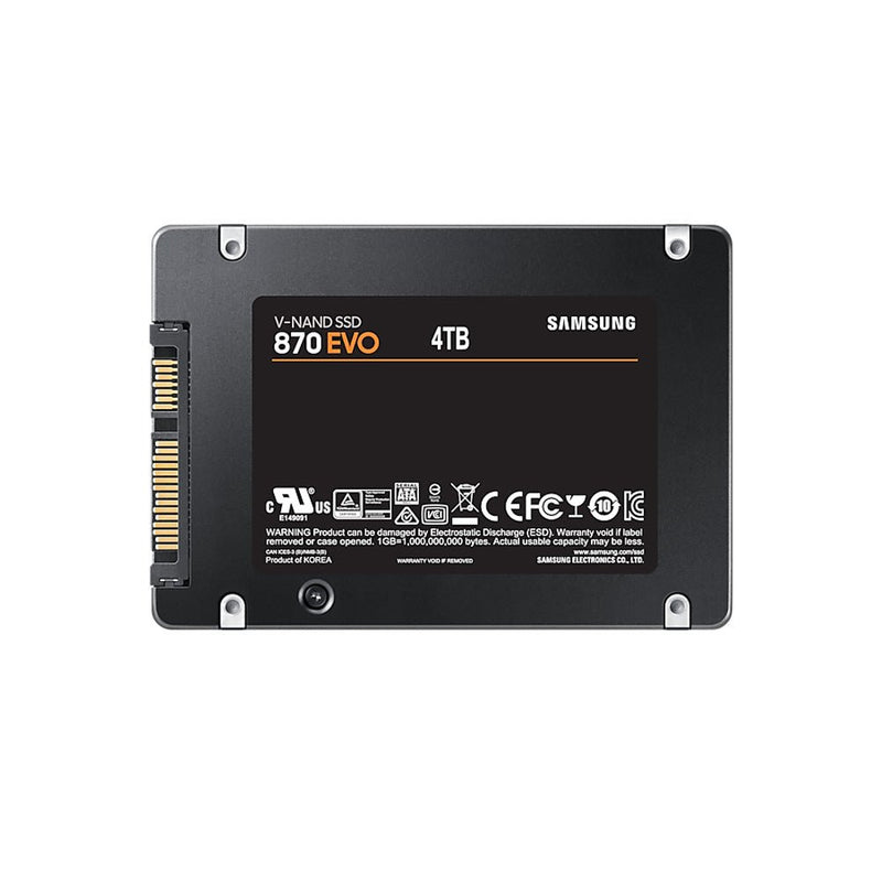 Samsung 870 EVO 4TB 2.5 - inch SATA III Internal SSD - SWIFT PERIPHERALSMZ-77E4T0BW