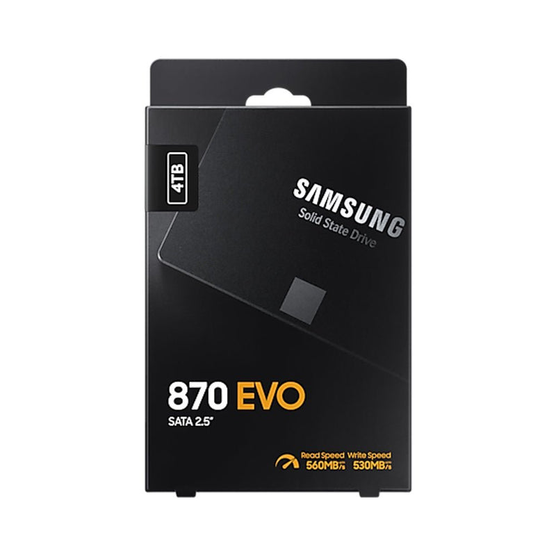 Samsung 870 EVO 4TB 2.5 - inch SATA III Internal SSD - SWIFT PERIPHERALSMZ-77E4T0BW