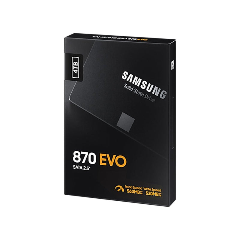 Samsung 870 EVO 4TB 2.5 - inch SATA III Internal SSD - SWIFT PERIPHERALSMZ-77E4T0BW