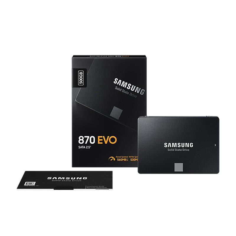 Samsung 870 EVO 500GB 2.5 - inch SATA III Internal SSD - SWIFT PERIPHERALSMZ-77E500BW