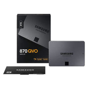 Samsung 870 QVO 8TB 2.5-inch SATA internal SSD with packaging and manual