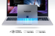 SAMSUNG 870 QVO 8TB SATA INTERNAL SOLID STATE DRIVE (SSD) (MZ - 77Q8T0BW) - SWIFT PERIPHERALS1090236