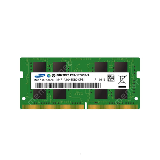 Samsung 8GB DDR4 SODIMM RAM 2133MHz CL15 2Rx8 Laptop Memory - (Pulled Out) - SWIFT PERIPHERALSM471A1G43DB0-CPB