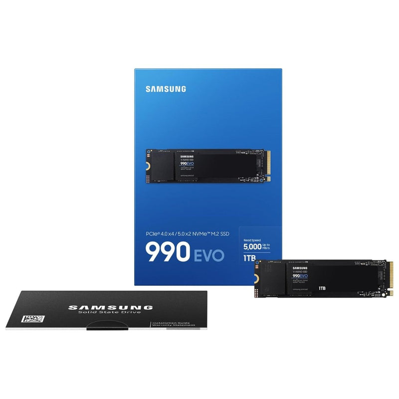 SAMSUNG 990 EVO PLUS SSD 1TB, PCIE 5.0 X2 M.2 MZ - V951T0BW - SWIFT PERIPHERALS1091802