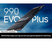 SAMSUNG 990 EVO PLUS SSD 2TB - MZ - V9S2T0BW - SWIFT PERIPHERALS1092273