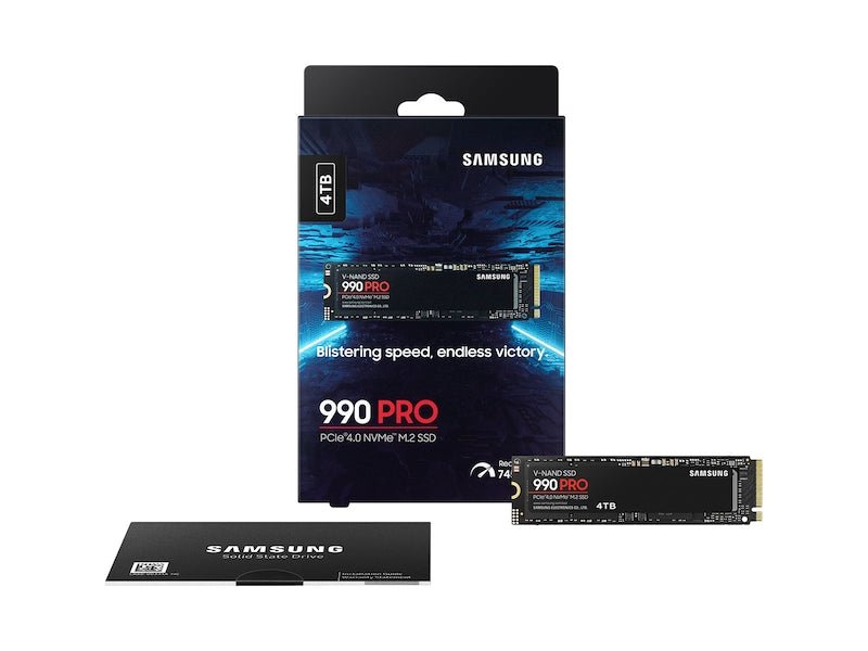 Samsung 990 PRO 4TB M.2 NVMe PCIe 4.0 V - NAND Internal Gaming SSD - SWIFT PERIPHERALSMZ-V9P4T0BW