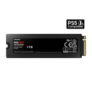 Samsung 990 PRO Heatsink 1TB M.2 NVMe PCIe 4.0 Internal Gaming SSD - SWIFT PERIPHERALSMZ-V9P1T0CW