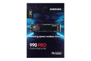 SAMSUNG 990 PRO SSD 2TB PCIE 4.0 M.2 INTERNAL SOLID STATE DRIVE - SWIFT PERIPHERALS1083820