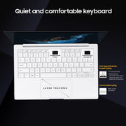 SAMSUNG GALAXY BOOK 2 PRO NP930XED - KB2IN [CI7 - 1260P 12TH GEN/16GB/512GB SSD/WIN11 HOME+MSO/13.3 INCH/IRIS XE GRAPHICS /1 YEAR(S)/SILVER] - SWIFT PERIPHERALS1082377