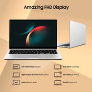 SAMSUNG GALAXY BOOK3 INTEL CORE I7 13TH GEN 1355U - (16 GB/512 GB SSD/WINDOWS 11 HOME) GALAXY BOOK3 THIN AND LIGHT LAPTOP (15.6 INCH, SILVER, 1.58 KG, WITH MS OFFICE) - SWIFT PERIPHERALSsamsung003