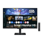 Samsung LS27FM500EW 27" M5 Full HD IPS Smart Monitor with Smart TV Apps HDMI Wi‑Fi & Bluetooth - SWIFT PERIPHERALSLS27FM500EW