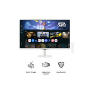 Samsung LS27FM501EW 27" M5 FHD Smart Monitor with Smart TV experience - SWIFT PERIPHERALSLS27FM501EWXXL