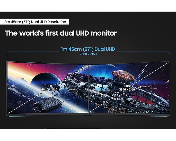 Samsung Odyssey G9 Neo 57" 240Hz Dual UHD Curved Gaming Monitor - SWIFT PERIPHERALSLS57CG950NWXXL