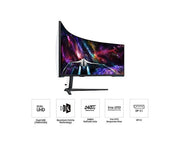 Samsung Odyssey G9 Neo 57" 240Hz Dual UHD Curved Gaming Monitor - SWIFT PERIPHERALSLS57CG950NWXXL