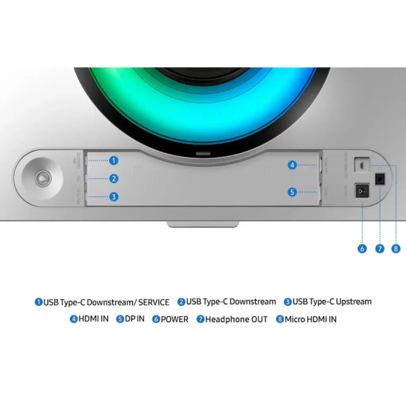 Samsung Odyssey OLED G9 49" 240Hz 0.03ms Dual QHD Curved Gaming Monitor - SWIFT PERIPHERALSLS49DG930SWXXL