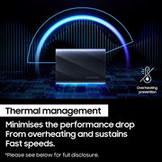 Samsung T9 2TB USB 3.2 Gen2 External Portable Solid State Drive - Black - SWIFT PERIPHERALSMU-PG2T0B/WW