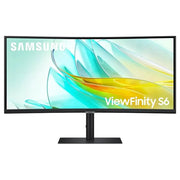Samsung ViewFinity S6 34″ Ultra‑WQHD 100 Hz Curved Monitor Built‑in Speakers LS34C650UAWXXL - SWIFT PERIPHERALSLS34C650UAWXXL